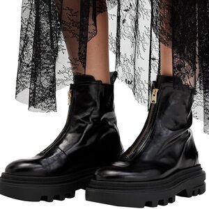 AllSaints Othello Zip Lug Boots